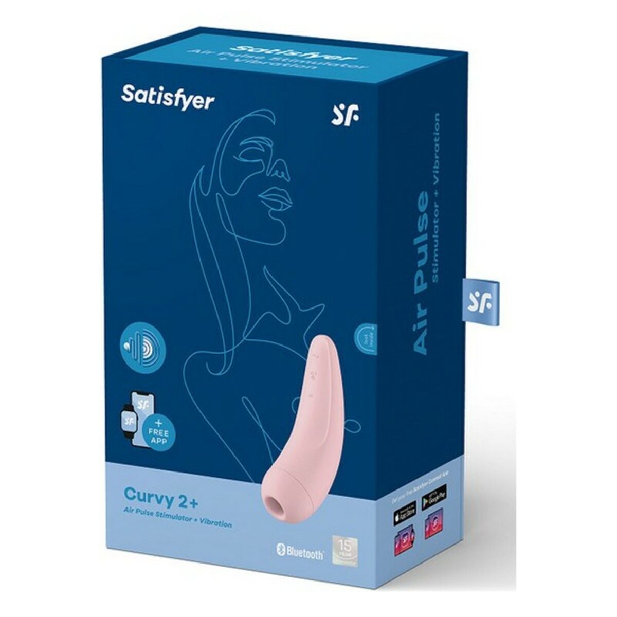 Satisfyer Curvy 2+ Pinkki