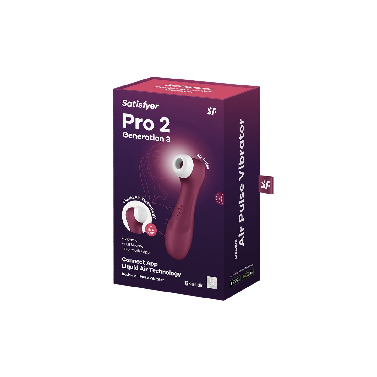 Satisfyer PRO 2 GENERATION 3 Punainen (App)