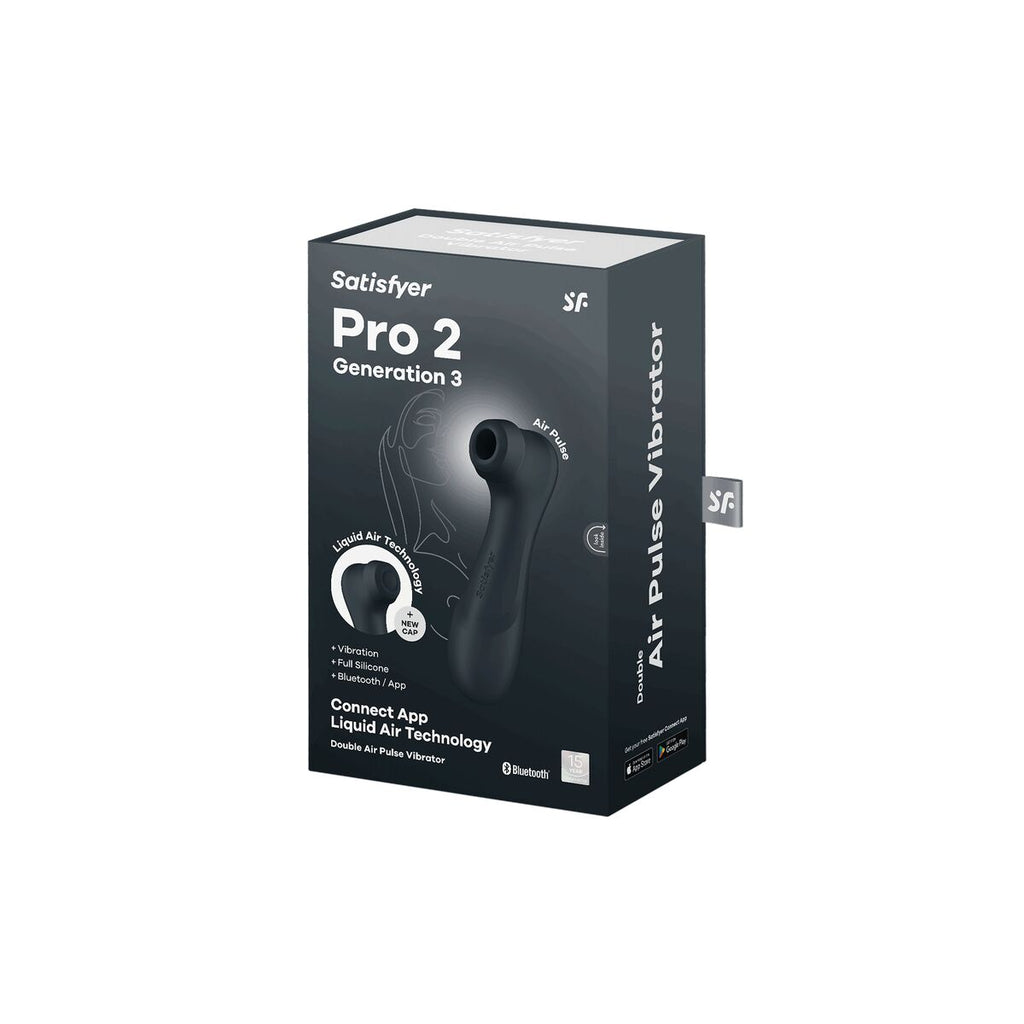 Satisfyer Pro 2 Generation 3 Musta (App)