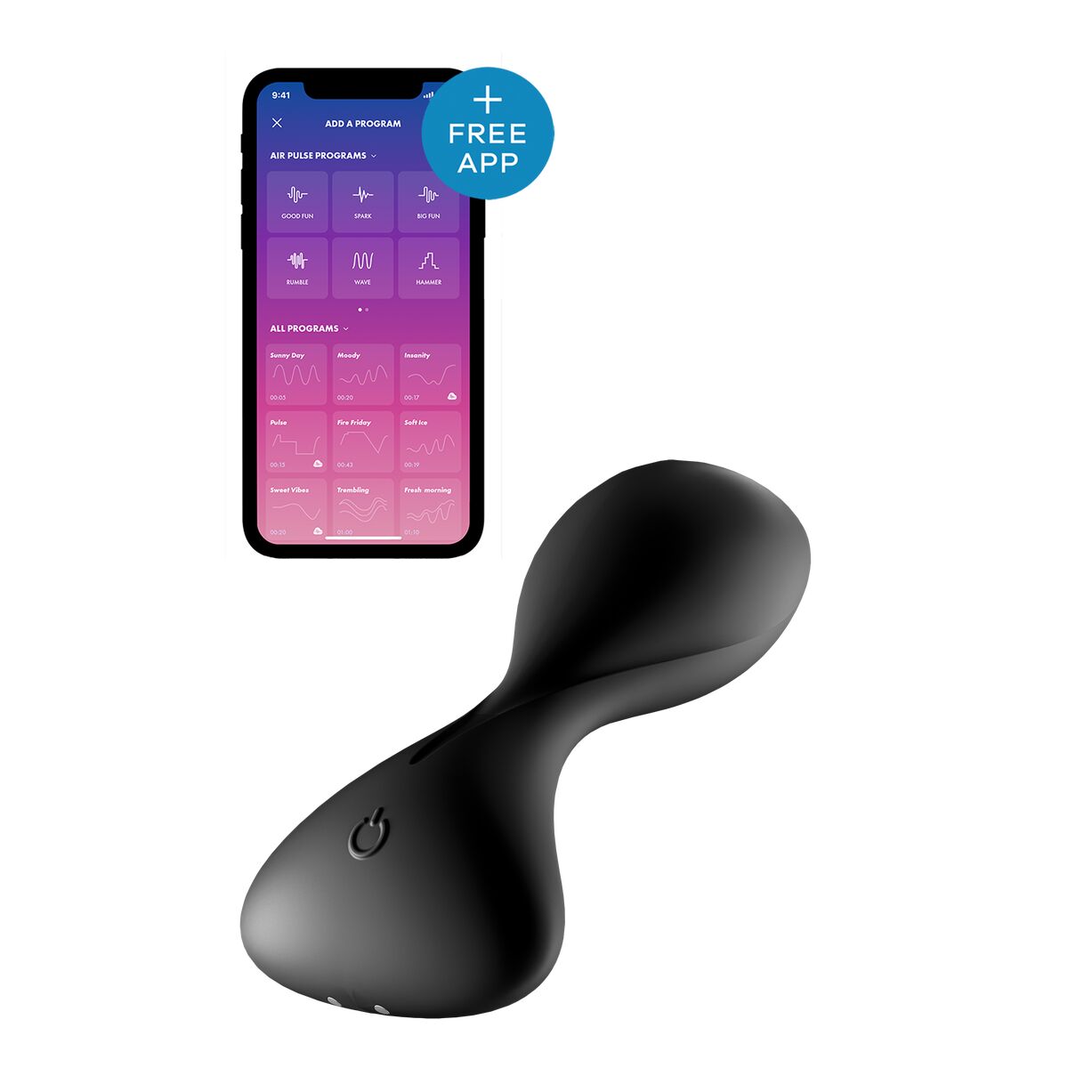 Satisfyer Trendsetter Musta